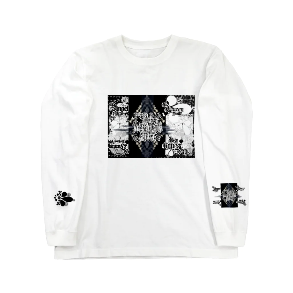 Artistic⊇Autisticのトランプロゴデザイン Long Sleeve T-Shirt