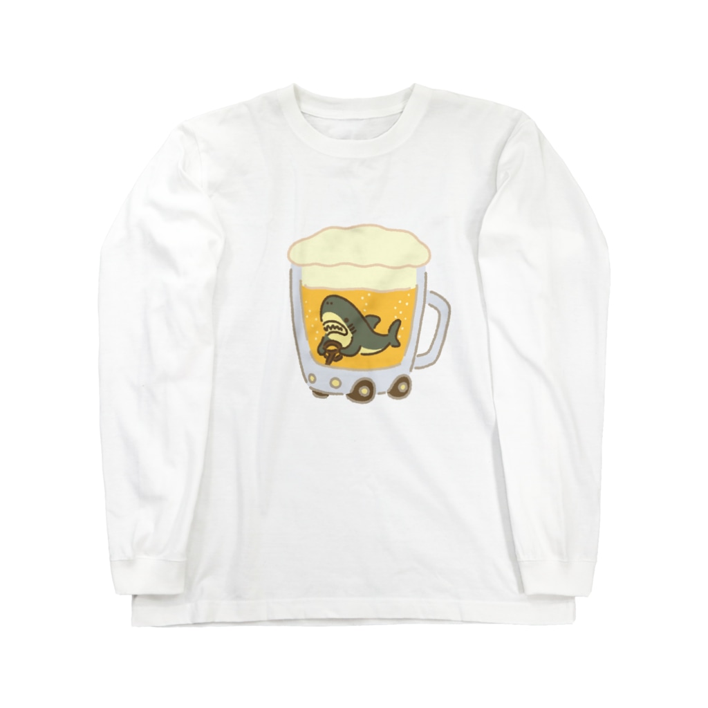 サメ わりとおもいのin酒運転を覚えたサメ Long Sleeve T-Shirt
