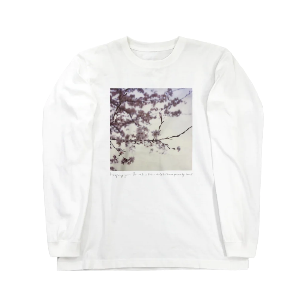 poesyの桜 ロングスリーブTシャツ