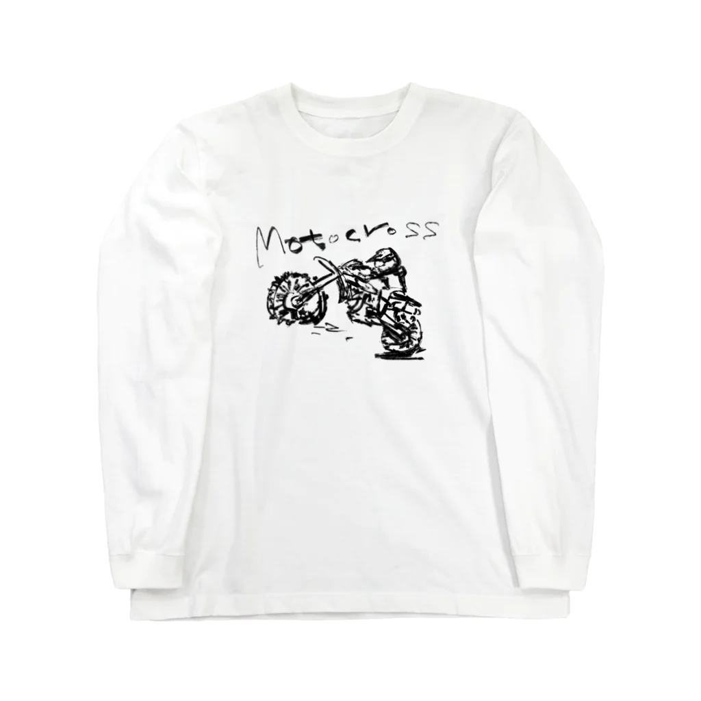 スタジオばんやのMotocross  Long Sleeve T-Shirt