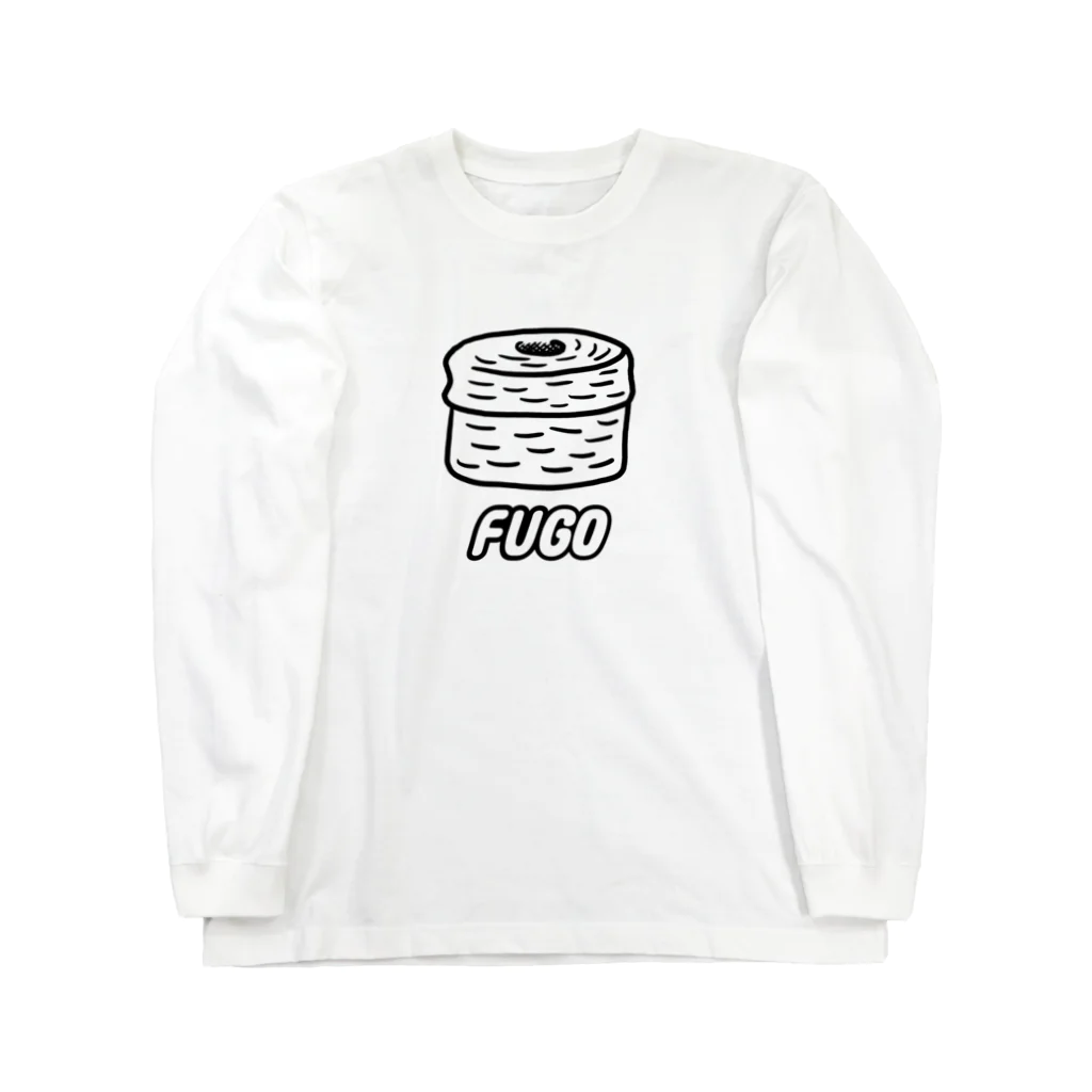subacoのFUGO（黒線） ロングスリーブTシャツ