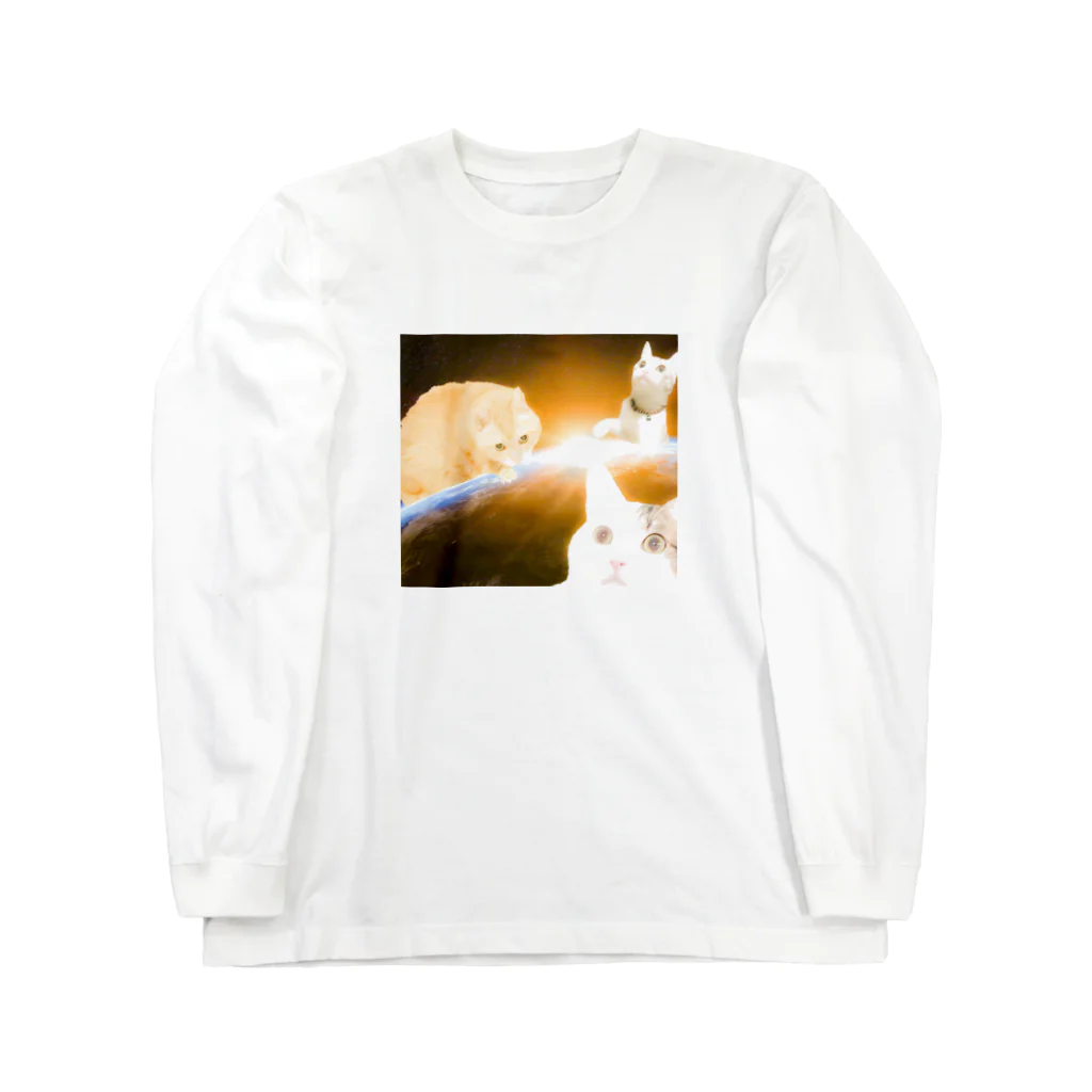 ニャァ助のスペース・イコトコニャァスケ Long Sleeve T-Shirt