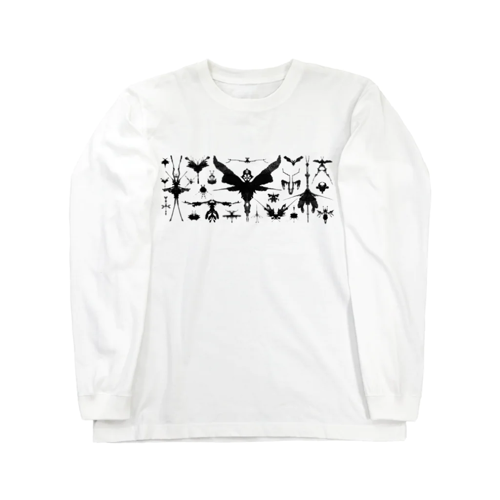 石田 汲の霧蛾夢虫02 Long Sleeve T-Shirt