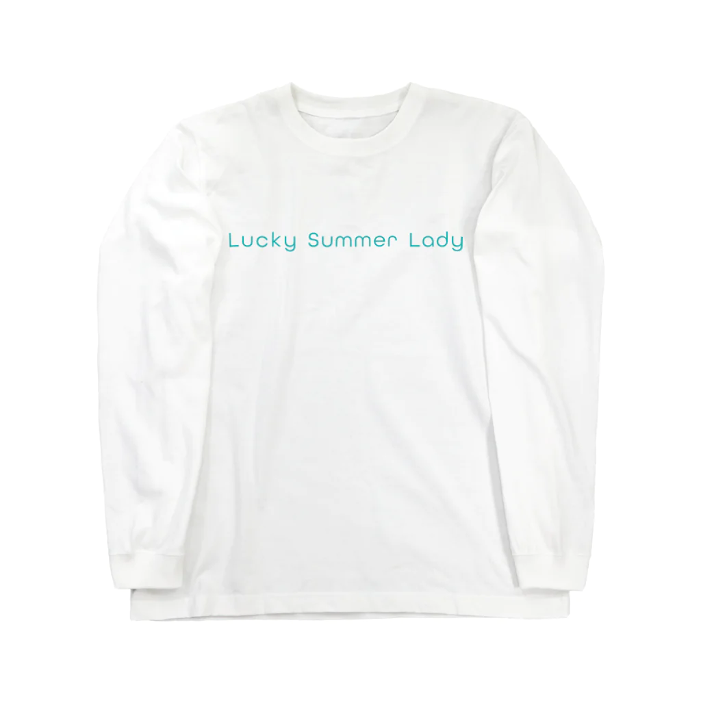 Lucky Summer Ladyのlucky summer lady Long Sleeve T-Shirt