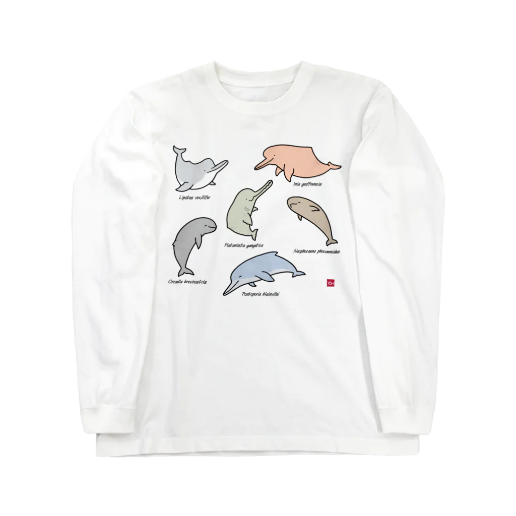 幻想水系branch　byいずもり・ようのRIVER DOLPHINS ロングスリーブTシャツ