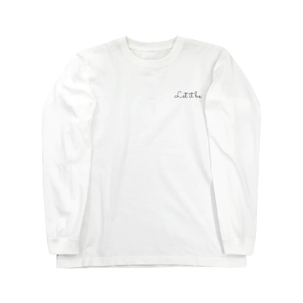 HARAPEKOのがーるT（バックプリント） Long Sleeve T-Shirt