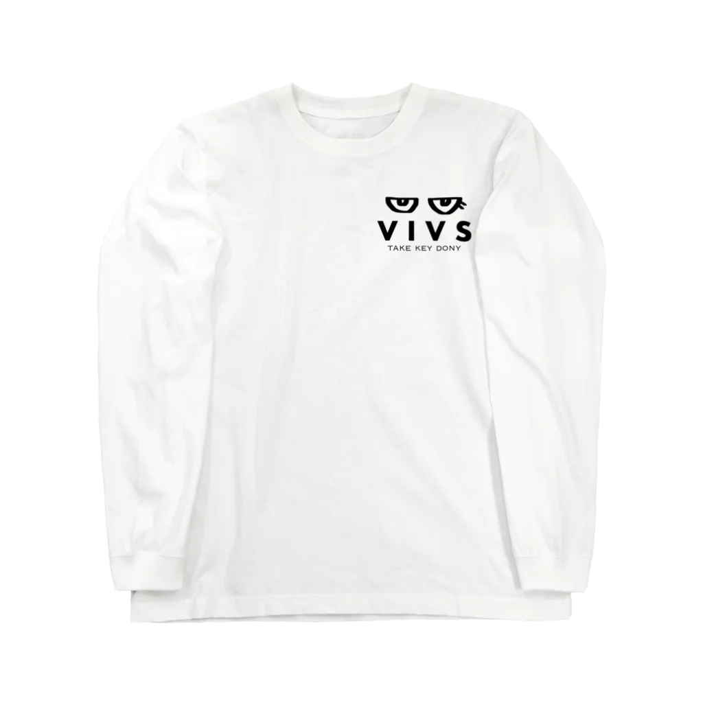 VIVS shopのVIVS-T-shirt(ロゴ黒) Long Sleeve T-Shirt