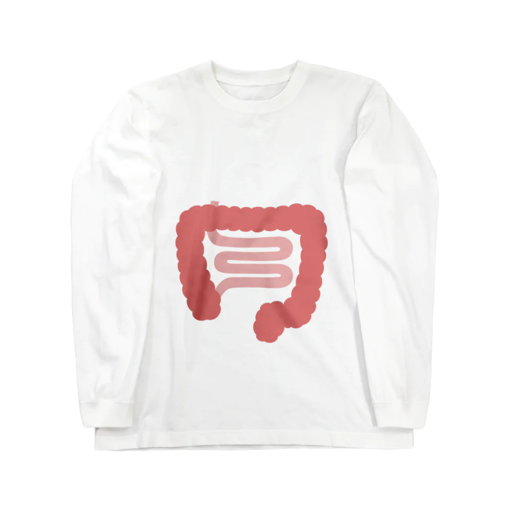 8anna storeの人体のなぞ。ぴかぴかピンクの大腸。 Long Sleeve T-Shirt