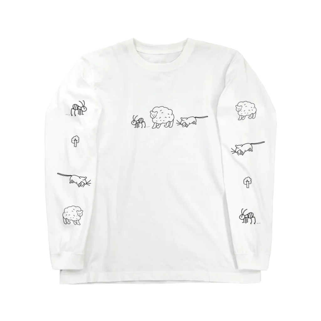 くまきちショップやさんのちきゅうのなかま Long Sleeve T-Shirt