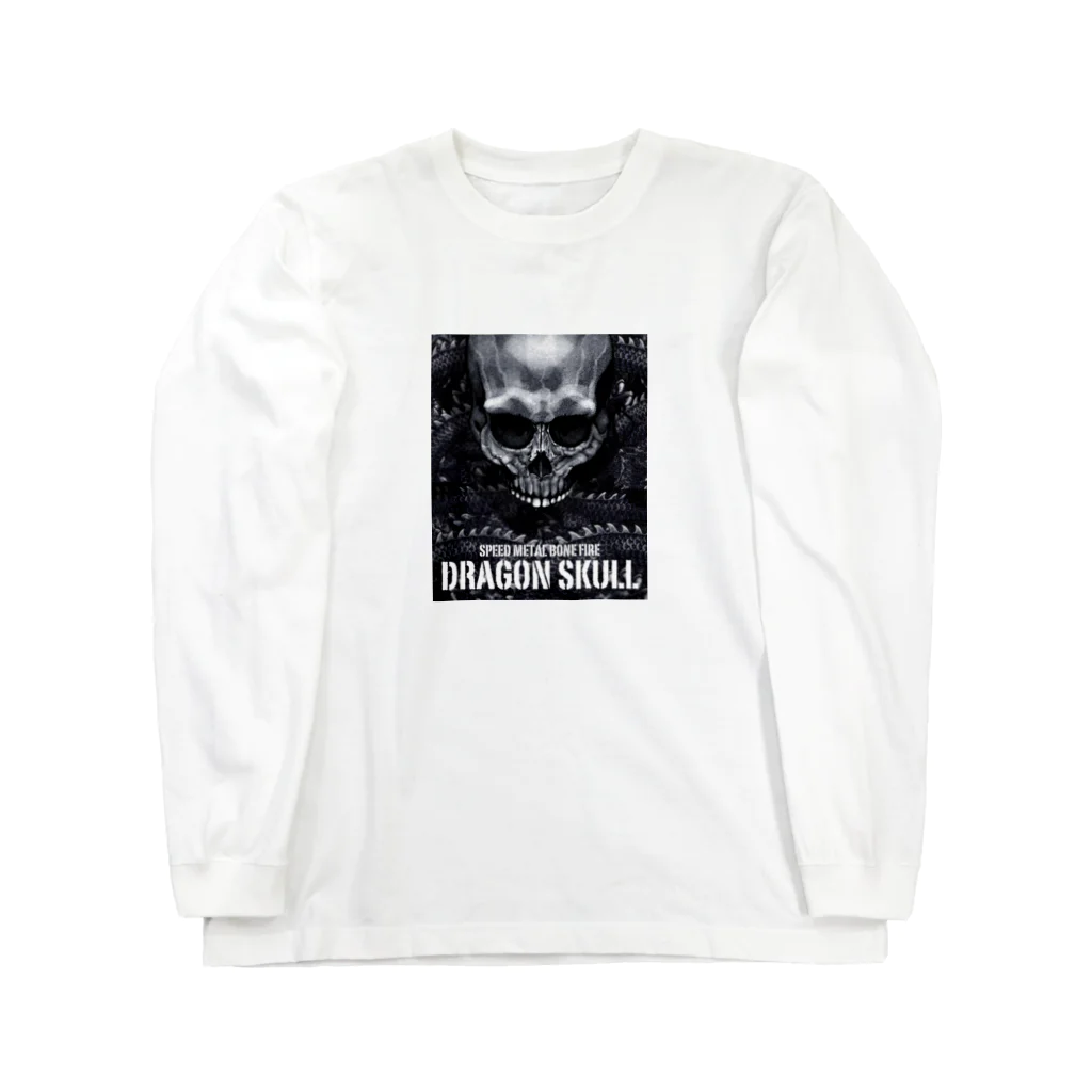 マサオウのドラゴンスカルTシャツ Long Sleeve T-Shirt