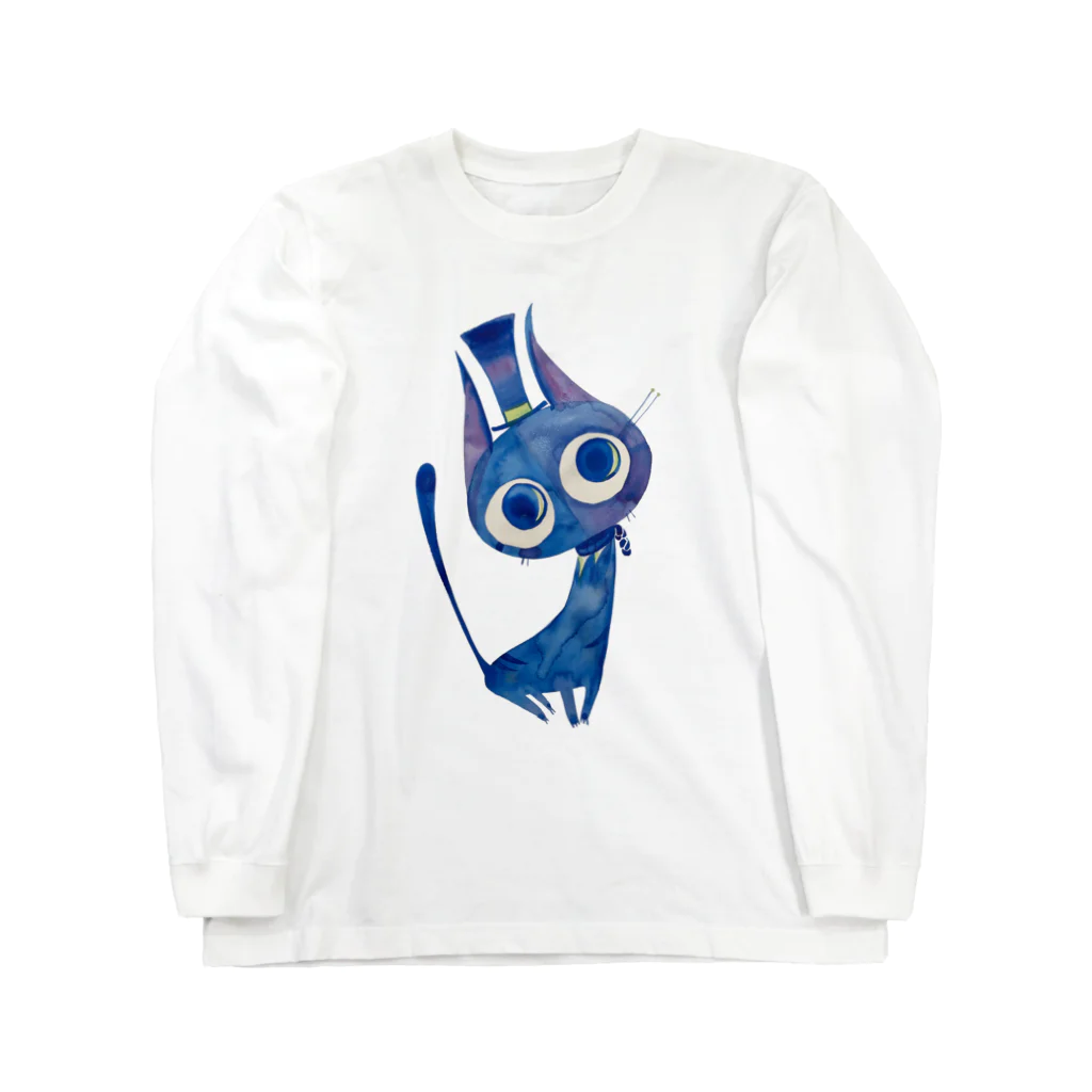 ほんだ猫の青猫とろり Long Sleeve T-Shirt