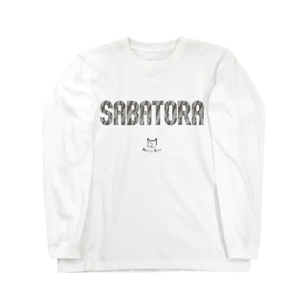 SHOP W　SUZURI店のSABATORA ロングスリーブTシャツ ロングスリーブTシャツ