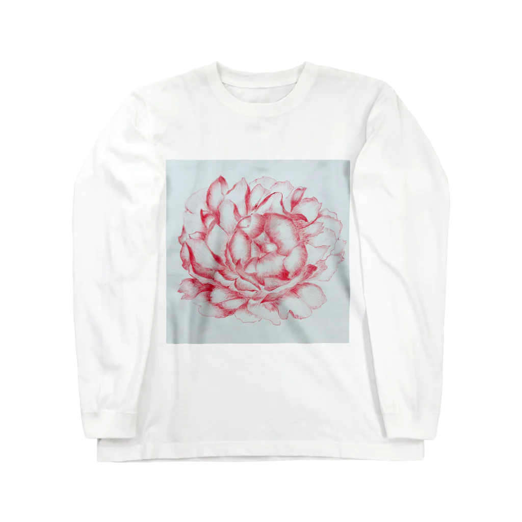 ピッチーの芍薬 peony Long Sleeve T-Shirt