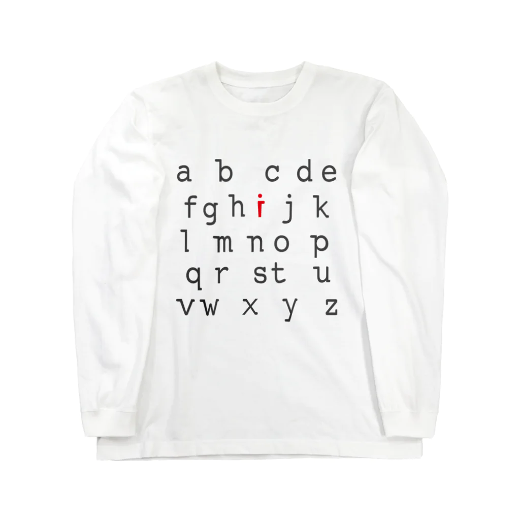 picselのpicsel font 01 ロングスリーブTシャツ