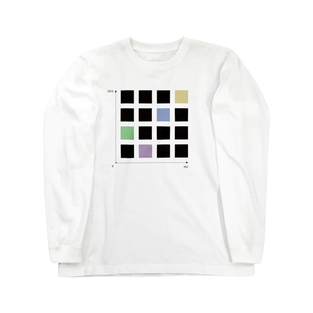 星屑のHO-DEXグラフ(白) Long Sleeve T-Shirt