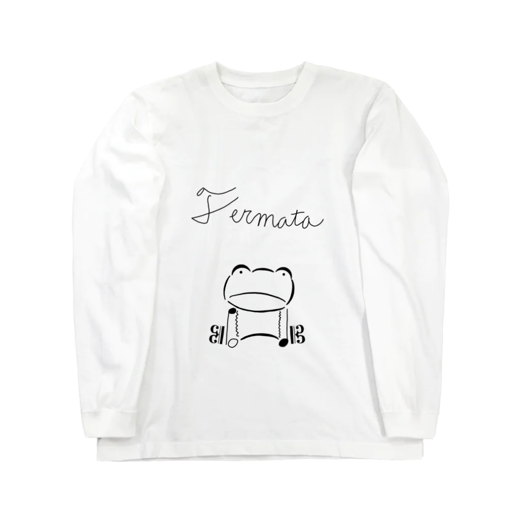 音楽と変なののフェルマータガエル Long Sleeve T-Shirt