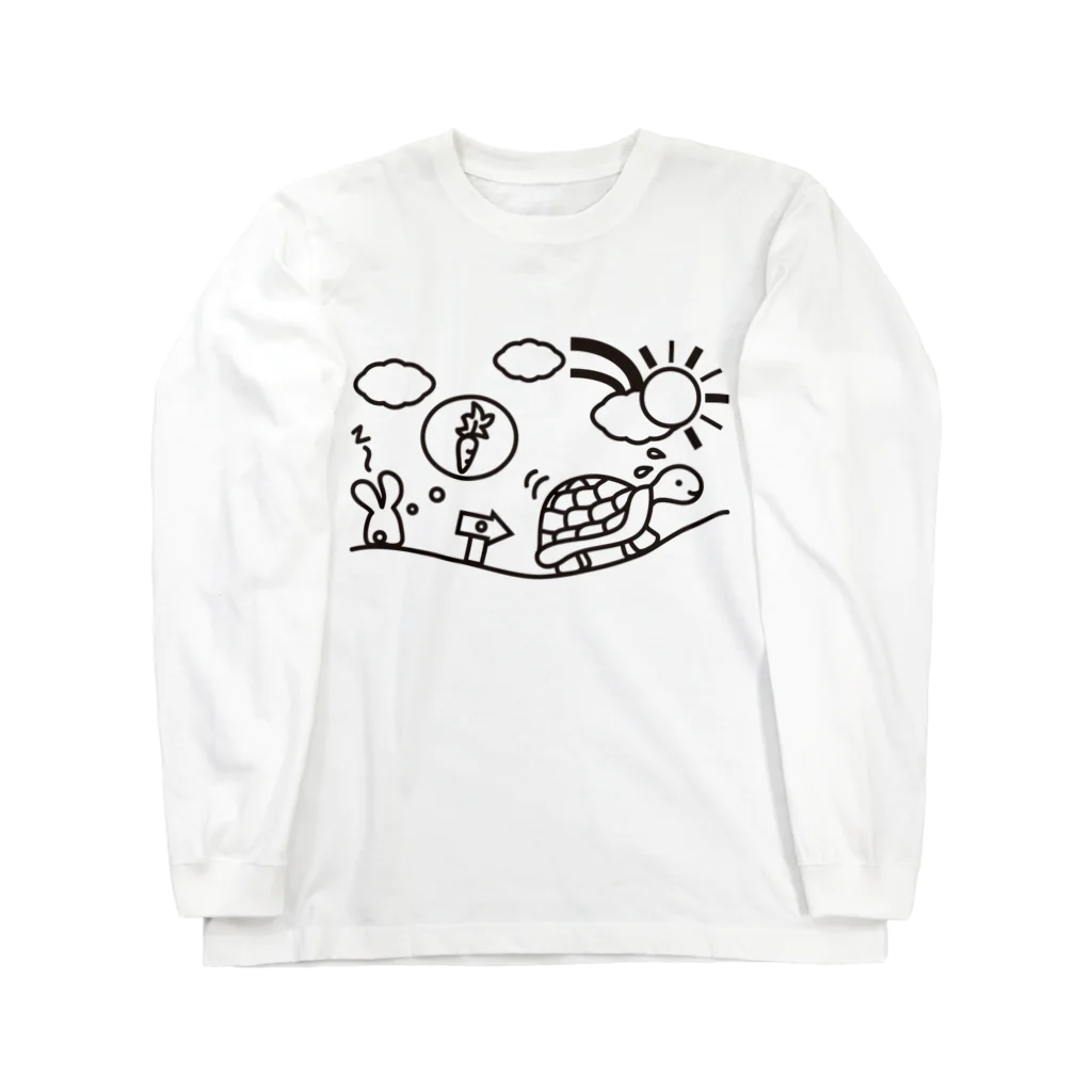 AURA_HYSTERICAのThe Hare and the Tortoise Long Sleeve T-Shirt