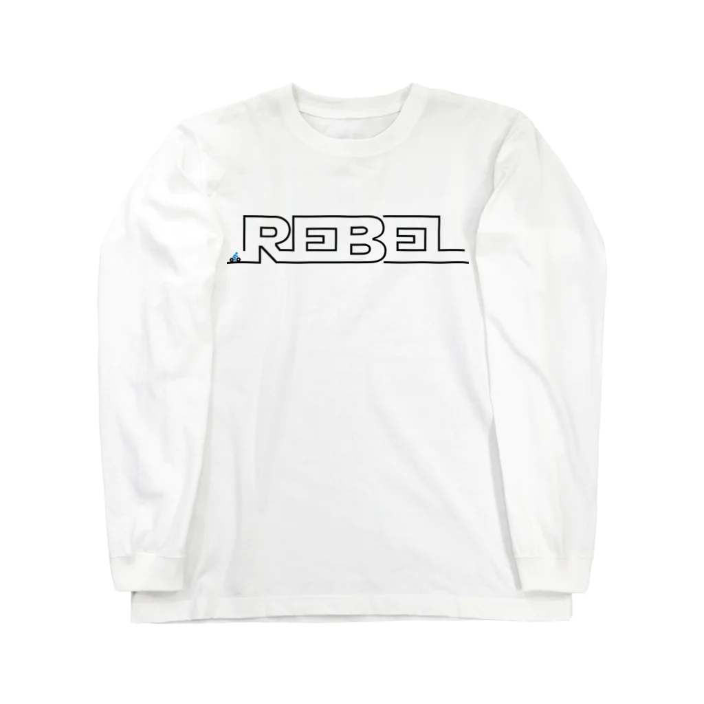 GALACTIC REBELのREBEL LINE BLACK ロングスリーブTシャツ