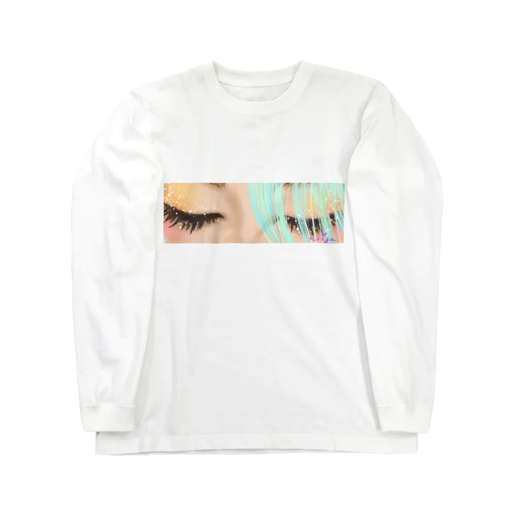 Ｍ✧Ｌｏｖｅｌｏ（エム・ラヴロ）の赤いくちびる💋（横） Long Sleeve T-Shirt