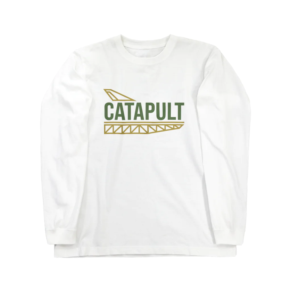 kimchinのカタパルト CATAPULT ロゴ Long Sleeve T-Shirt