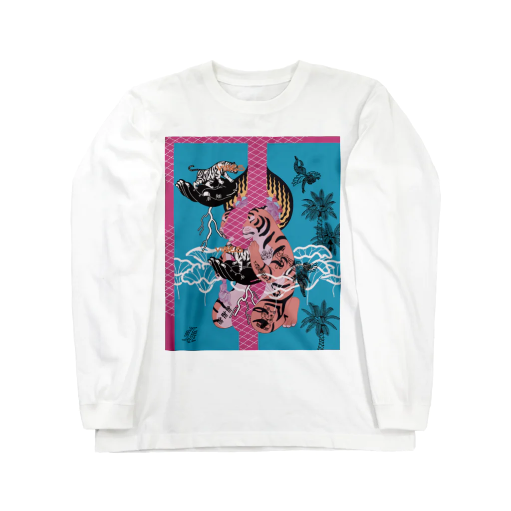 ぱいせんの多次元宇宙タイガー Long Sleeve T-Shirt