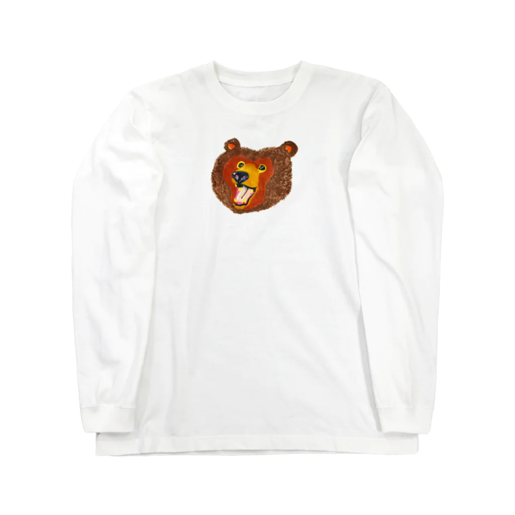 ハルコの心無きラクガキのお店の渾身のクマさん Long Sleeve T-Shirt