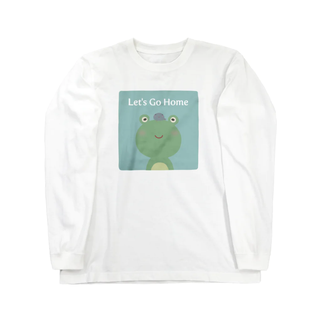 【SALE】Tシャツ★1,000円引きセール開催中！！！kg_shopのLet's Go Home ロングスリーブTシャツ