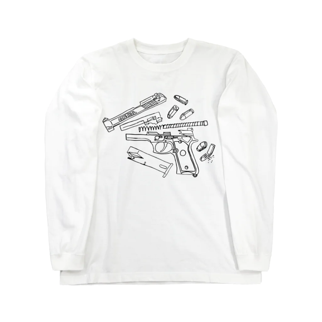 うえだきおくのcontrol:beretta ロングスリーブTシャツ