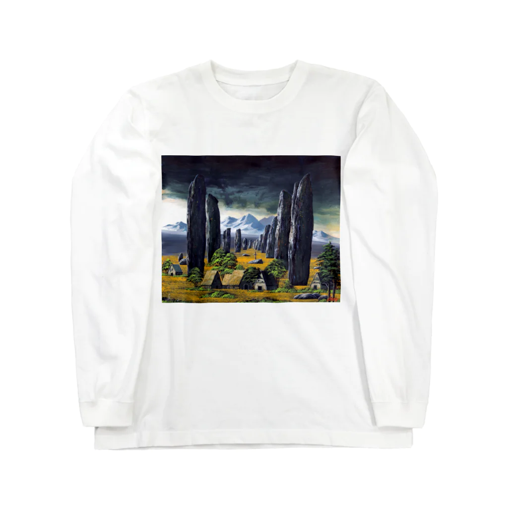 Isseyのカラニッシュ・石の十字架 Long Sleeve T-Shirt