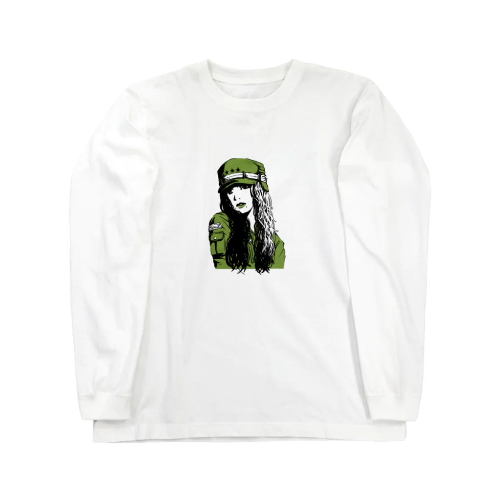 NFSN66 のgreen ロングスリーブTシャツ