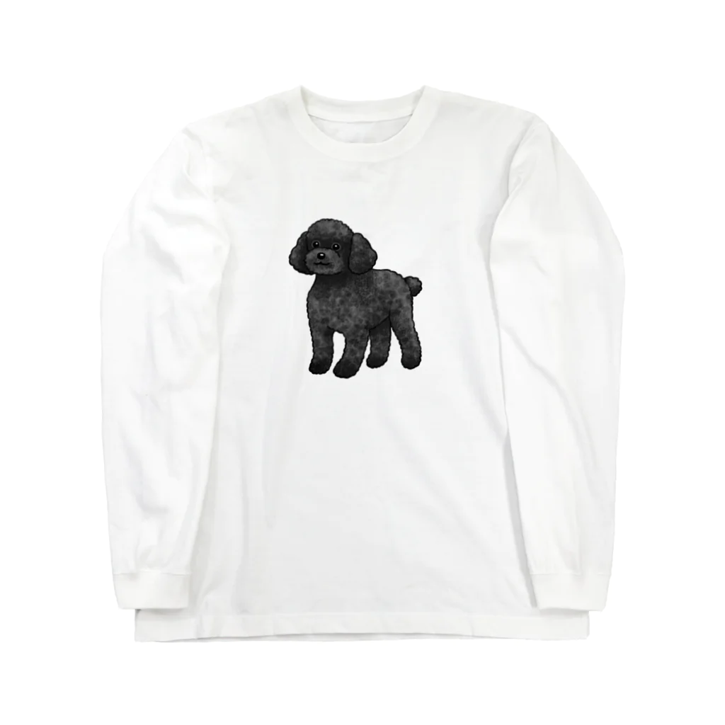 chippokeのトイプードル ブラック Long Sleeve T-Shirt