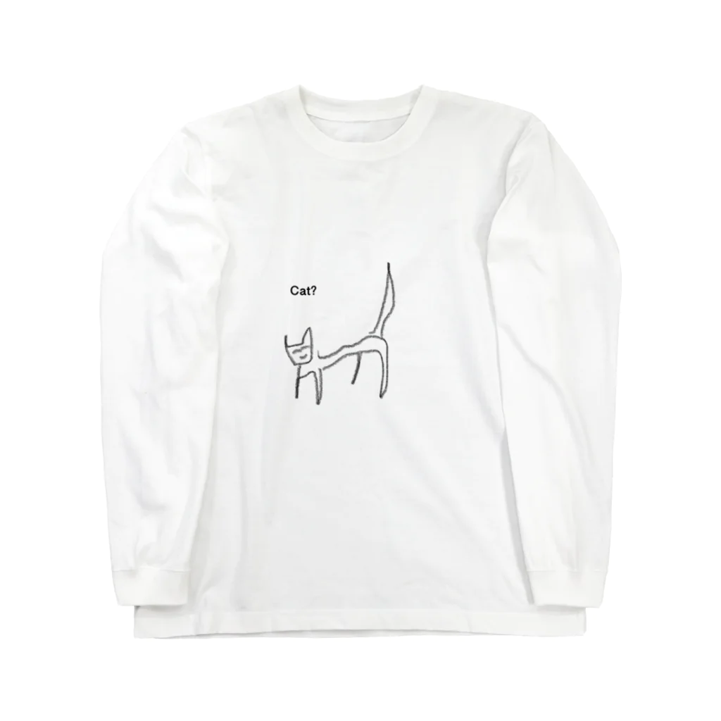 cat?のcat? ロングスリーブTシャツ