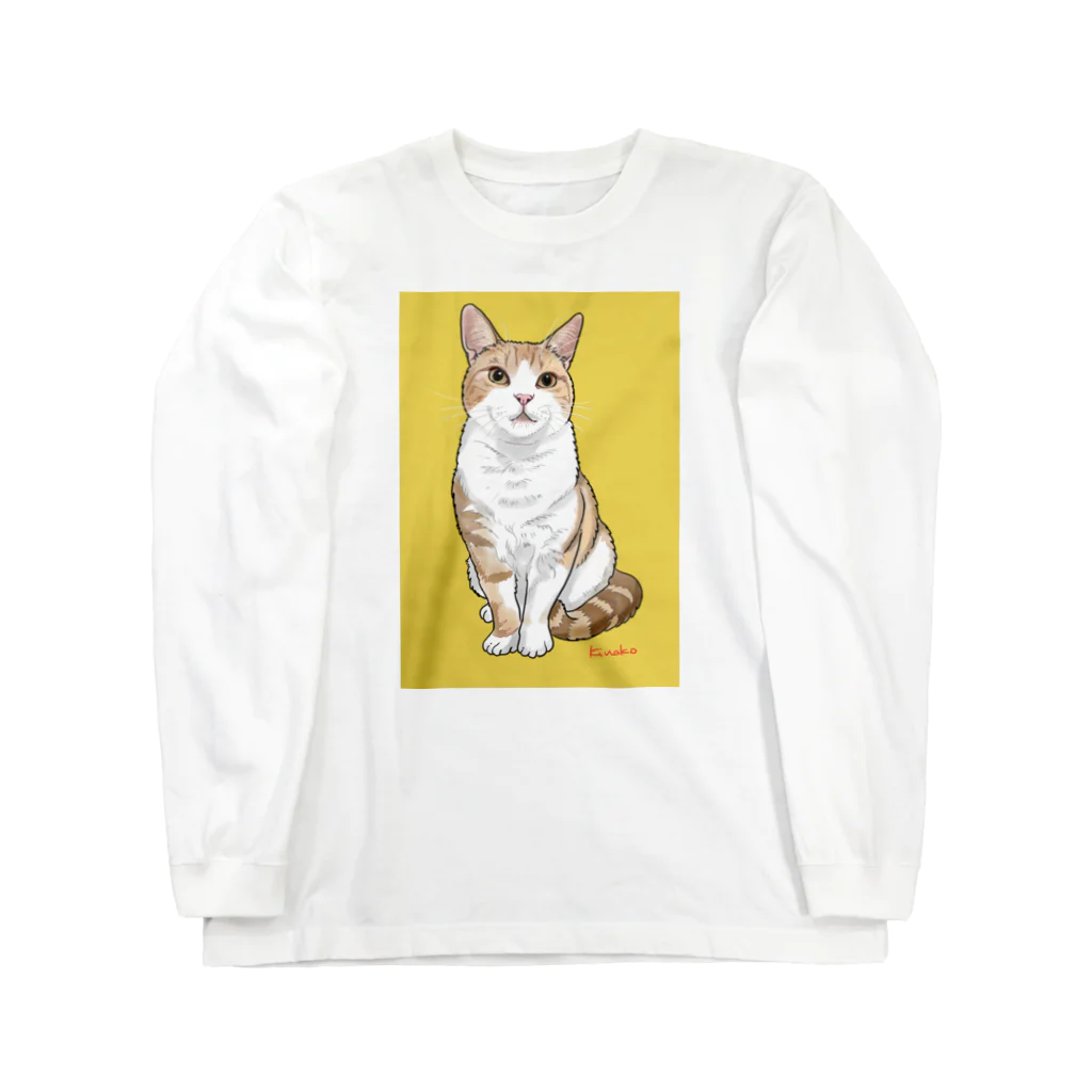 kinako-japanのアメショのボワちゃん Long Sleeve T-Shirt