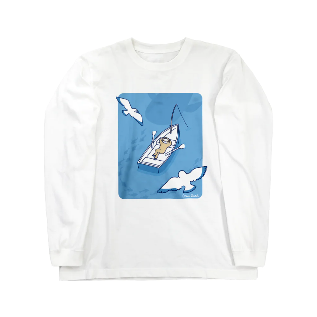 OCEAN SLOTHのナマケボート Long Sleeve T-Shirt