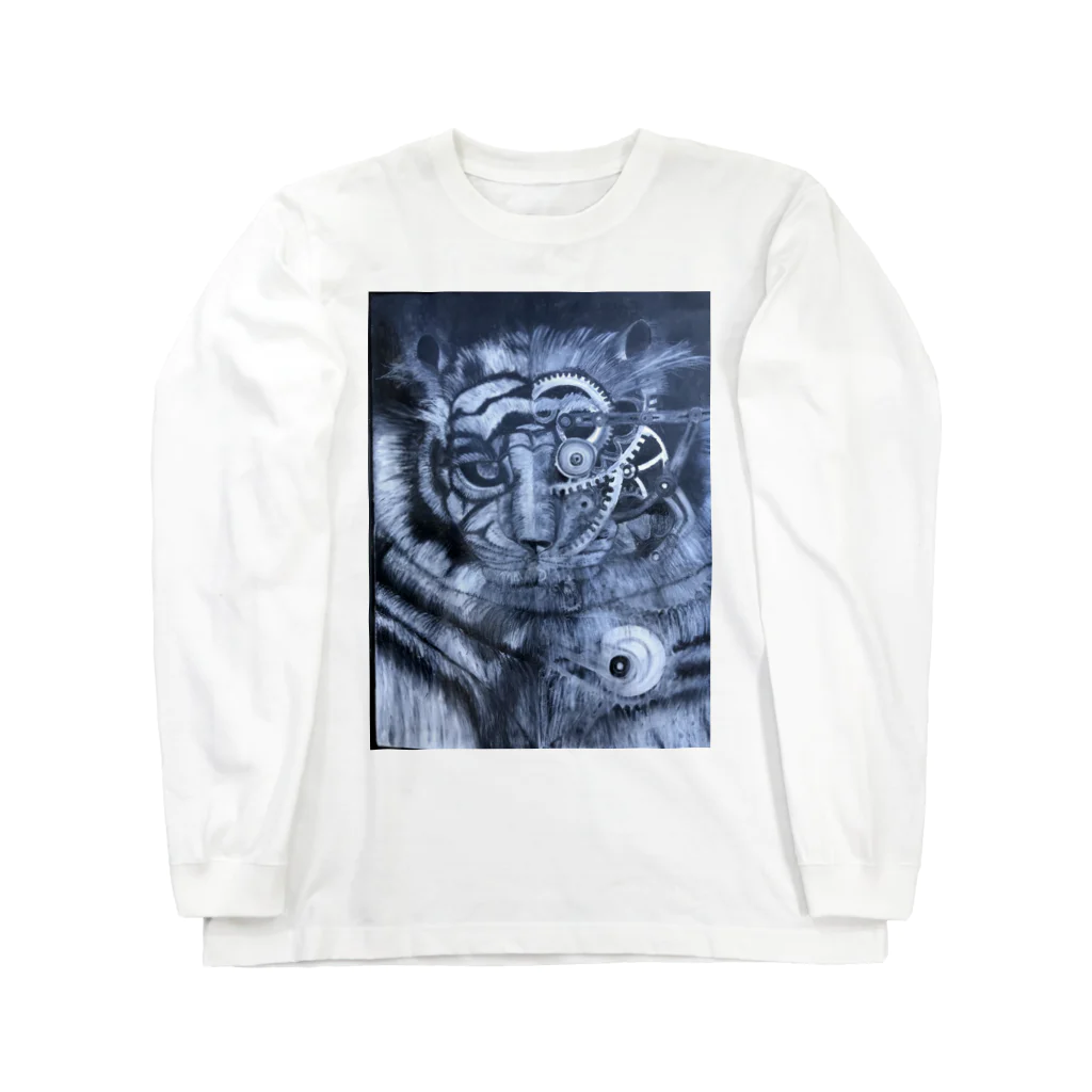 shin＿tomohiroのオートマチックタイガー Long Sleeve T-Shirt