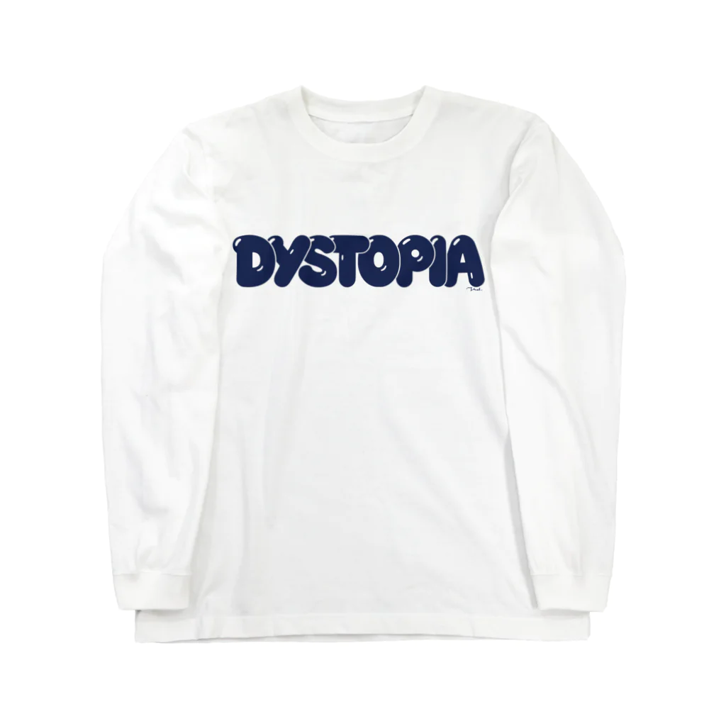 mastertape™のDystopia (Bubble Logo) ロングスリーブTシャツ