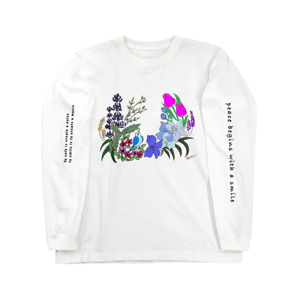 ORIちゃんの花鳥 Long Sleeve T-Shirt