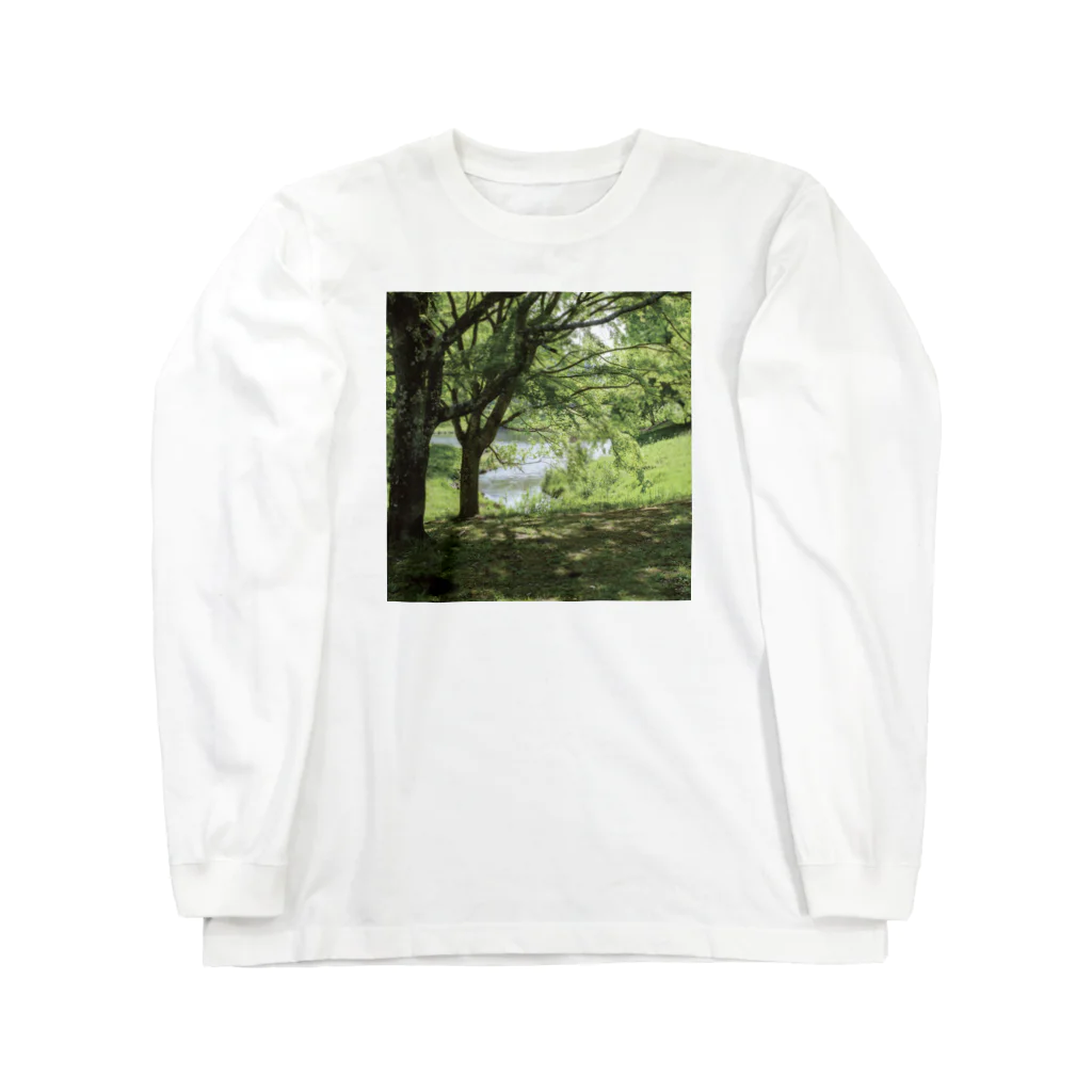 akane_art（茜音工房）の癒しの風景（樹木） ロングスリーブTシャツ