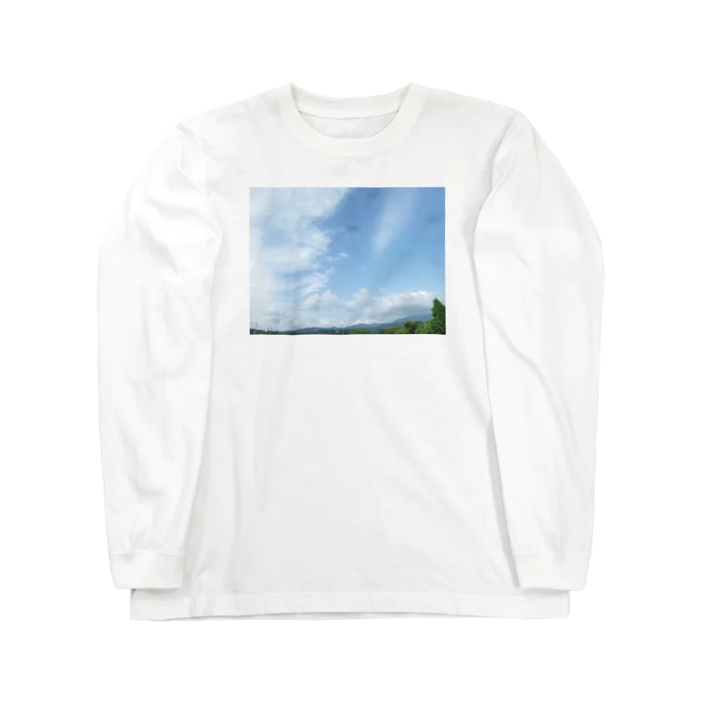 akane_art（茜音工房）の癒しの風景（空と雲） ロングスリーブTシャツ