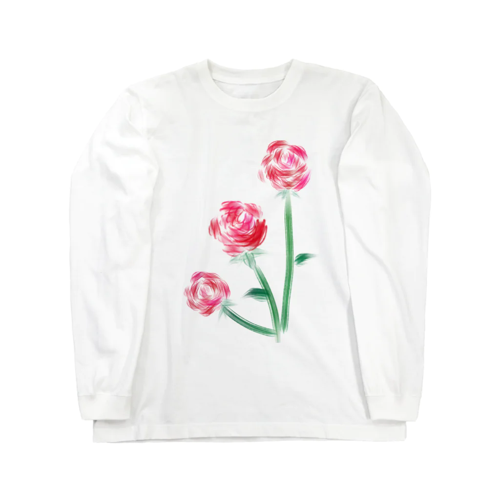 Mermaiddropの薔薇の花束には足りなくて Long Sleeve T-Shirt