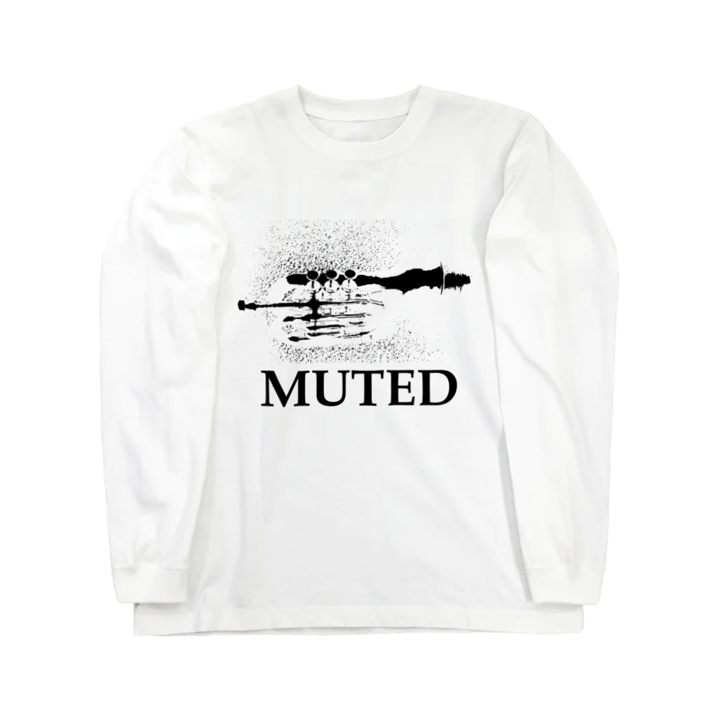 mosmos storeのMUTED -black- Long Sleeve T-Shirt