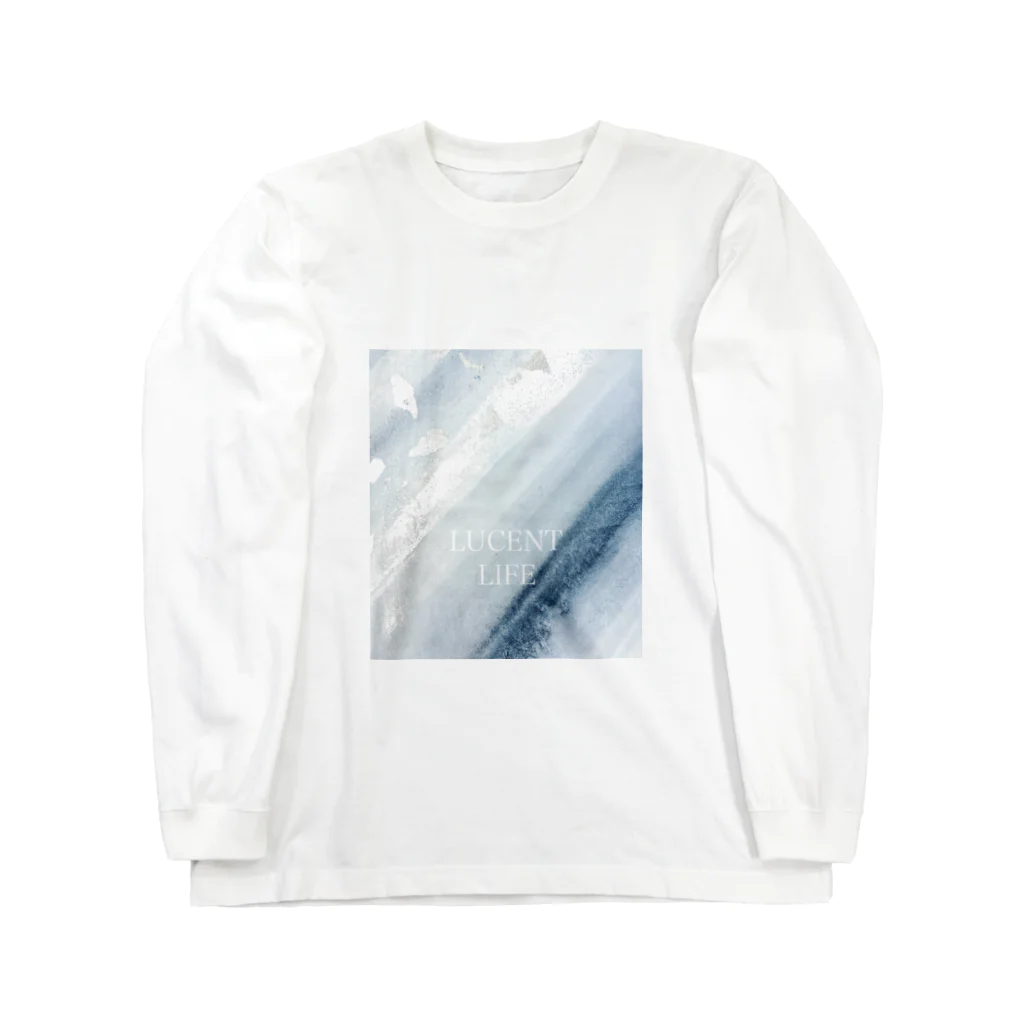 LUCENT LIFEのSumi - Silver leaf Long Sleeve T-Shirt