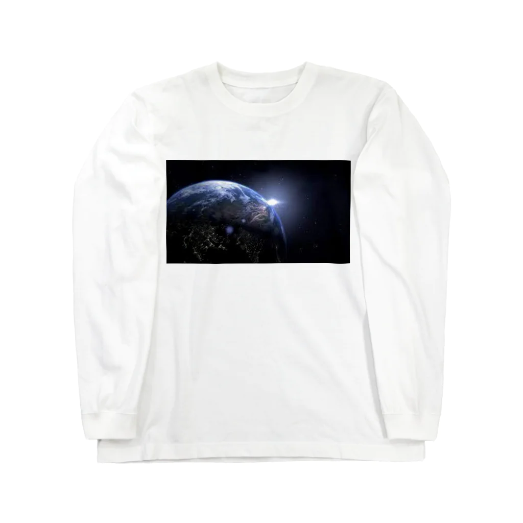 アバドンSHOPの地球 Long Sleeve T-Shirt