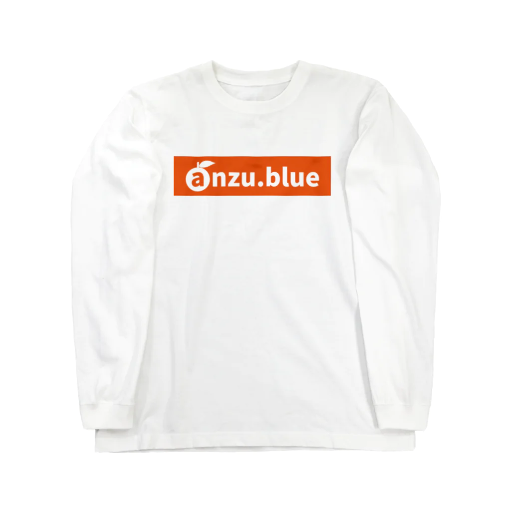 ANZU SHOPのanzu ロゴ(URL) tyle2 ロングスリーブTシャツ