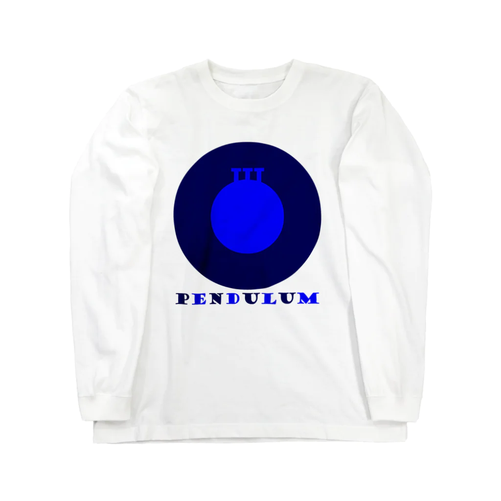 mosmos storeのEnigma Pendulum -blue- Long Sleeve T-Shirt