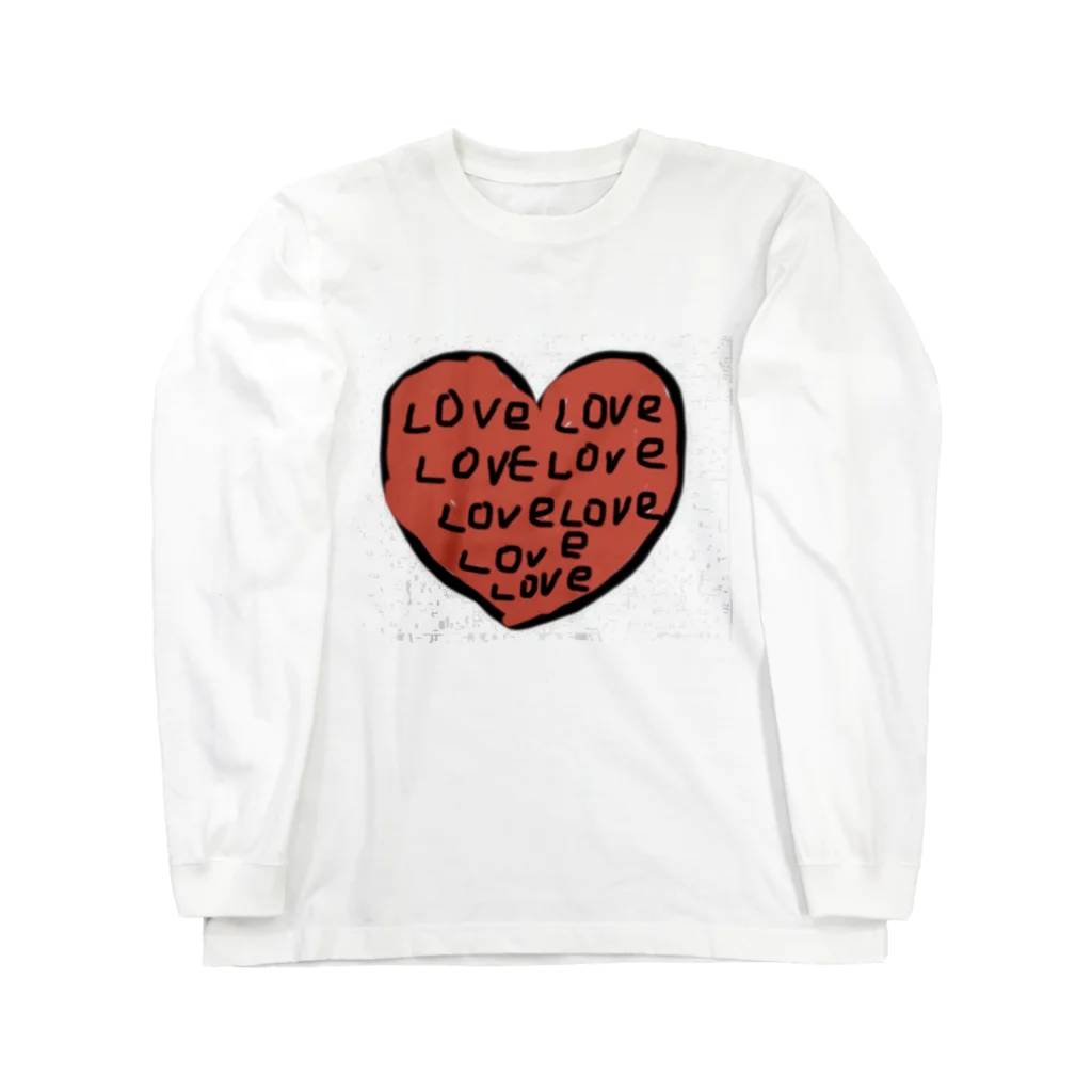 mamaladejamのLOVEがいっぱい ロングスリーブTシャツ