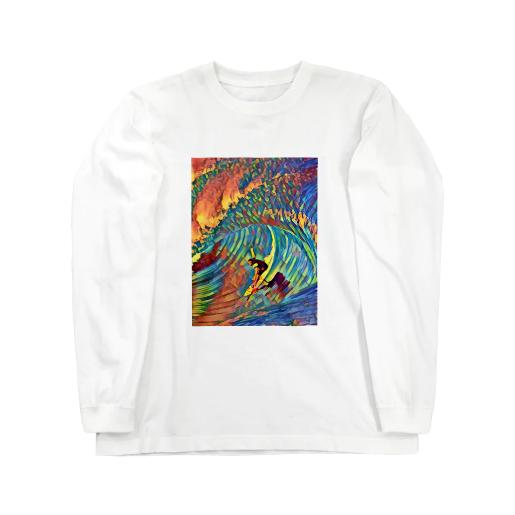 waveのサーフィン 210 Long Sleeve T-Shirt