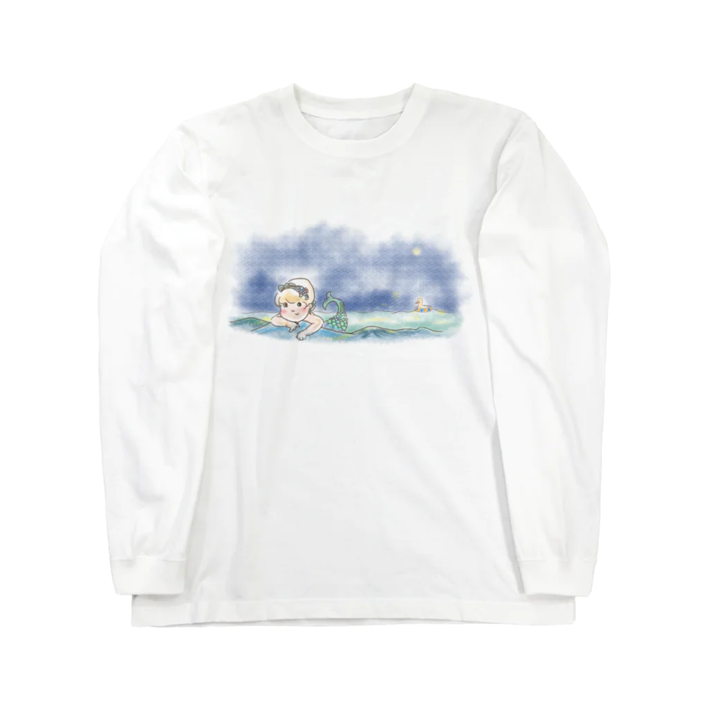 margarinkoのムーンライト Long Sleeve T-Shirt