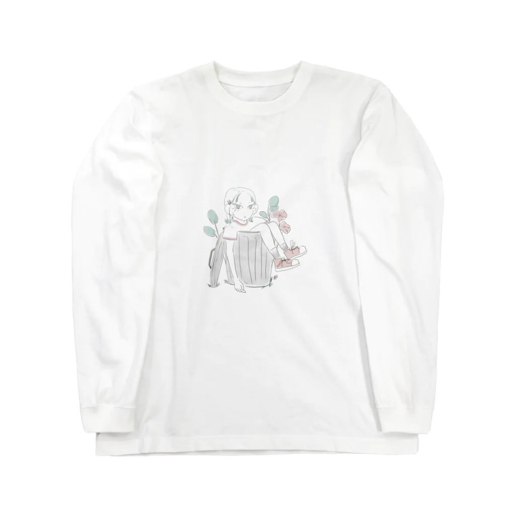 HYOUHYONのブリキ缶と娘ちゃん Long Sleeve T-Shirt