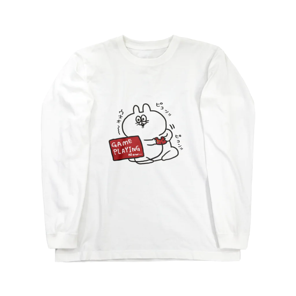 あじうさくんのお店のあじうさくん ロングスリーブTシャツ